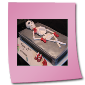 Skeleton 21st Birthday Cake from 75