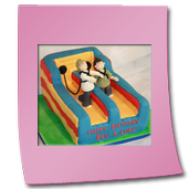 Bungee Run Birthday Cake from 60