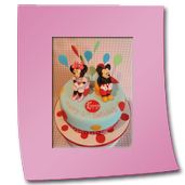 Mickey and Minnie Mouse Birthday Cake from 55