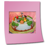 Moshi Monster Garden Birthday Cake from 55